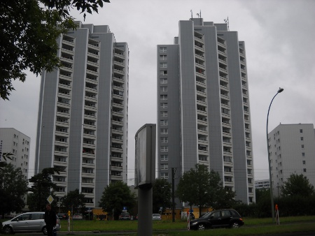 Hochhäuser in Berlin Mahrzahn