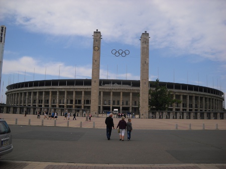 Olympiastadion Berlin von außen